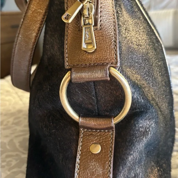 YSL Downtown Pony Hair Bag - Picture 16 of 16